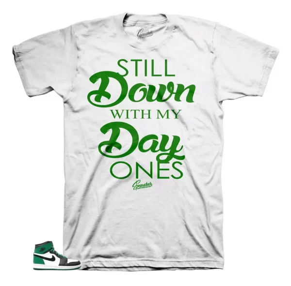 Shirt Match Jordan 1 OG Pine Green - Day Ones Tee Jezsport.com