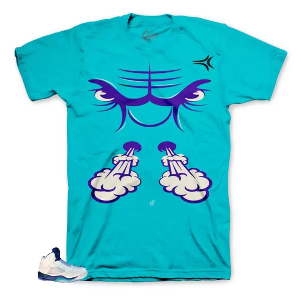 Shirt Match Jordan 5 Grapes Bel Air Fresh Prince Shoes - Raging Face Tee Jezsport.com