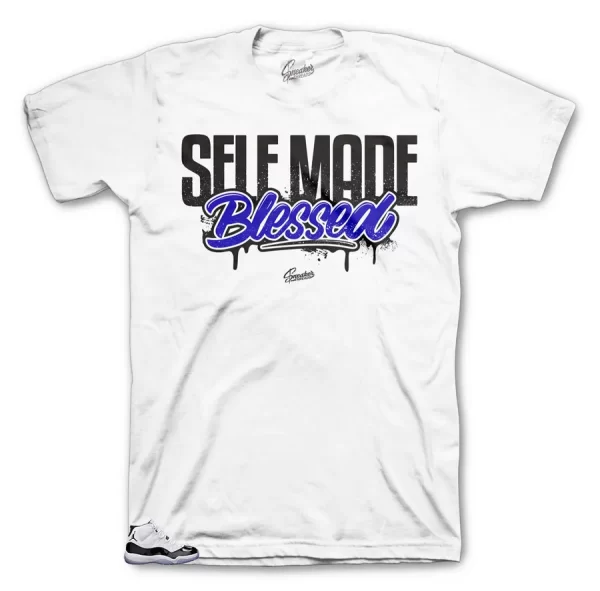 Shirt Match Jordan 11 Concord - Self Made Tee Shirt Jezsport.com