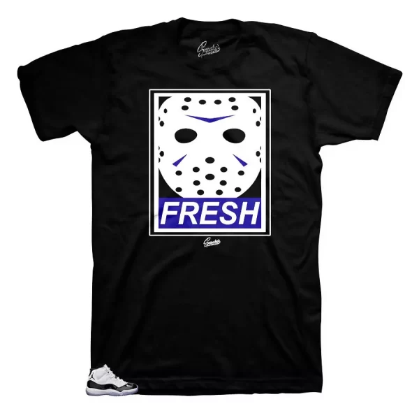 Shirt Match Jordan 11 Concord - Fresh Death Tee Shirt Jezsport.com