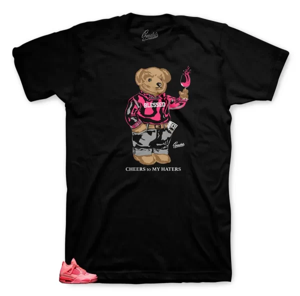 Shirt Match Jordan 4 Hot Punch - Cheers Bear Tee Jezsport.com