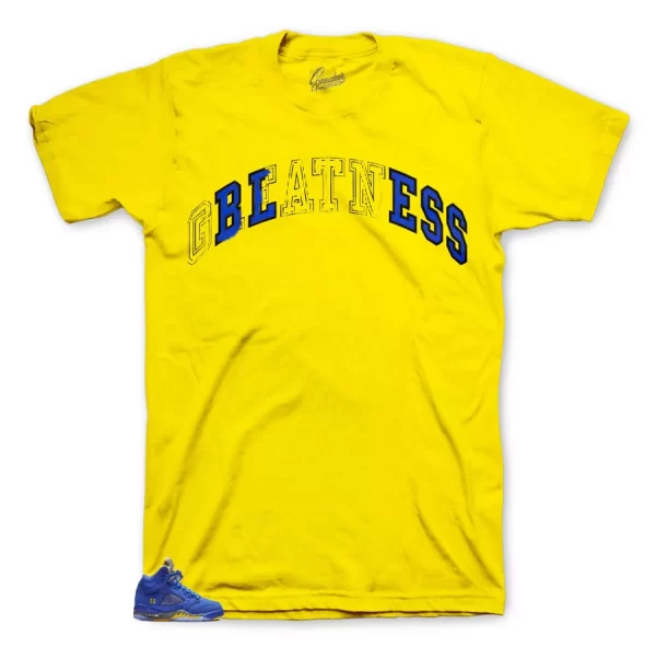 Shirt Match Jordan 5 Laney Varisity Royal - Stitch Bless Tee Jezsport.com