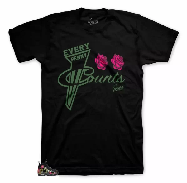 Shirt Match Foamposite Floral Foams - Every Floral Tee Jezsport.com