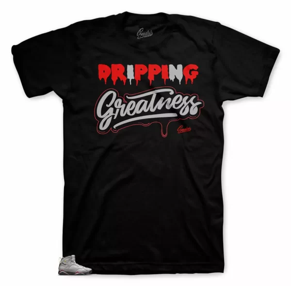 Shirt Match Jordan 8 Reflective Cardinal - Dripping Greatness Tee Jezsport.com