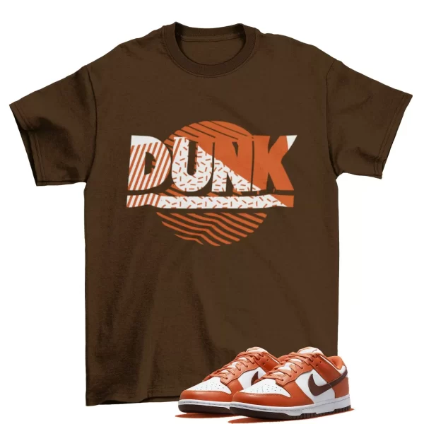 Bronze Eclipse Shirt to Match Dunk Low Bronze Eclipse Mesa Orange / DQ4697-800 Jezsport.com