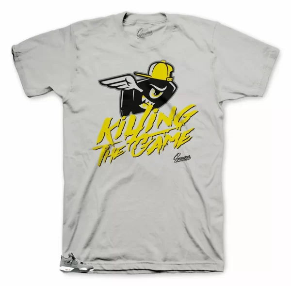 Shirt Match Jordan 4 Cool Grey - Killing The Game Tee Jezsport.com