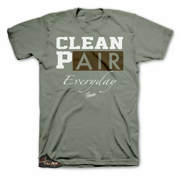 Shirt Match Jordan 10 Woodland Camo Desert - Everyday Shirt Jezsport.com