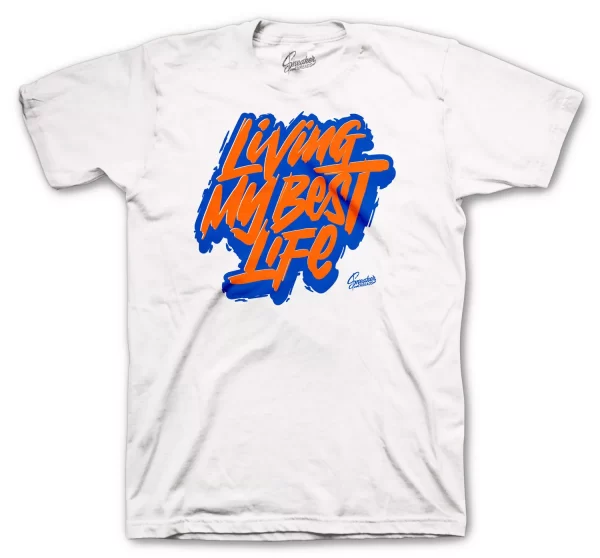 Shirt Match Jordan 3 Knicks - Living Life Tee Jezsport.com