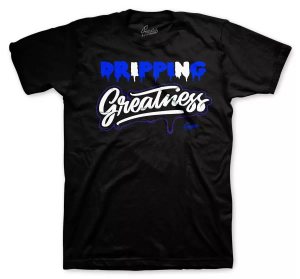 Shirt Match Jordan 12 Game Royal - Drip Greatness Tee Jezsport.com