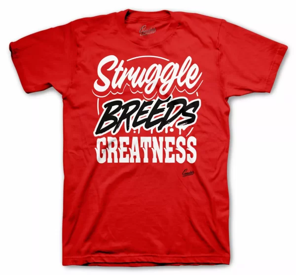 Shirt Match Jordan 9 Gym Red Shoes - Struggle Breeds Tee Jezsport.com