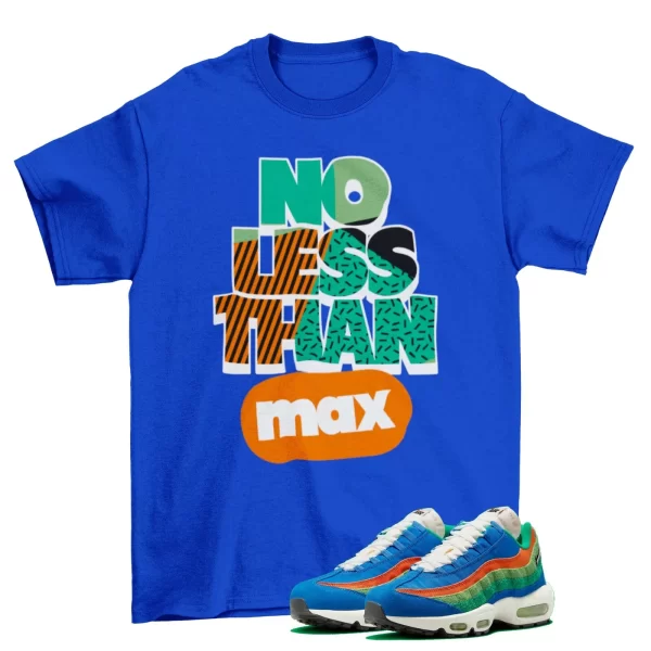 No Less Shirt to Match Air Max 95 SE Running Club Light Photo Blue / DH2718 400 Jezsport.com