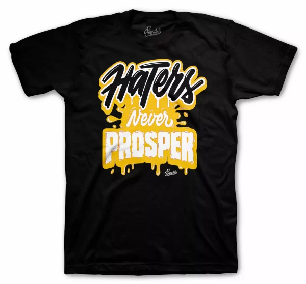 Shirt Match Jordan 12 Reverse Taxi Black/White - Never Prosper Tee Jezsport.com