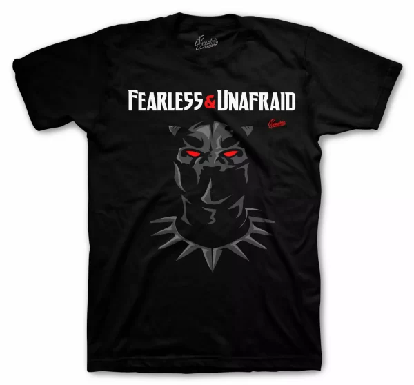 Shirt Match Jordan 4 Black Cat - Fearless Tee Jezsport.com