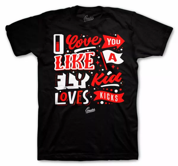 Shirt Match Jordan 3 Red Cement Unite All Star Shoes - Love kicks Tee Jezsport.com