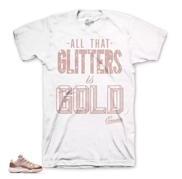 Shirt To Match Jordan 11 Rose Gold - Glitters Shirt Jezsport.com