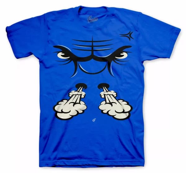 Shirt To Match Jordan 13 Black Hyper Royal - Raging Face Shirt Jezsport.com