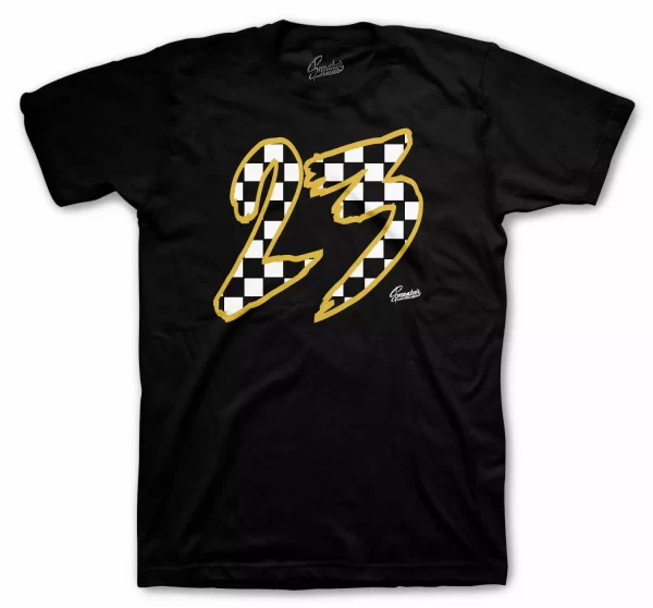 Shirt To Match Jordan 12 Reverse Taxi Black/White - Checkered Shirt Jezsport.com