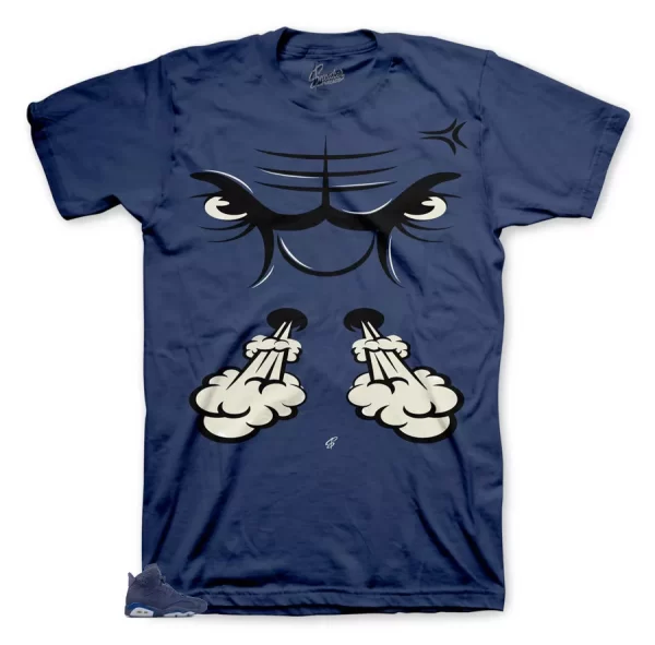 Shirt Match Jordan 6 Diffused Blue Jimmy Butler - Raging Face Tee Jezsport.com