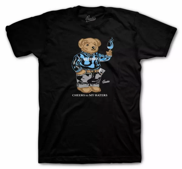 Shirt Match Jordan 3 UNC Valor Blue - Cheers Bear Tee Jezsport.com