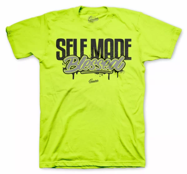 Shirt Match Jordan 4 Neon Volt Air Max - Self made Tee Jezsport.com