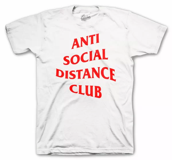 Shirts Match Jordan 5 Fire Red 2020 Sneaker Tee - Social Distance Home Jezsport.com