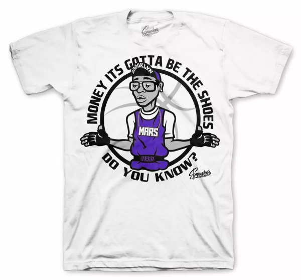 Shirts Match Jordan 4 Purple Metallic Sneaker Tee - Gotta Be shoes Jezsport.com