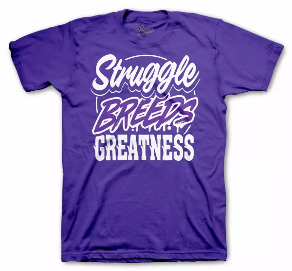 Shirts Match Jordan 4 Purple Metallic Sneaker Tee - Struggle Breeds Jezsport.com