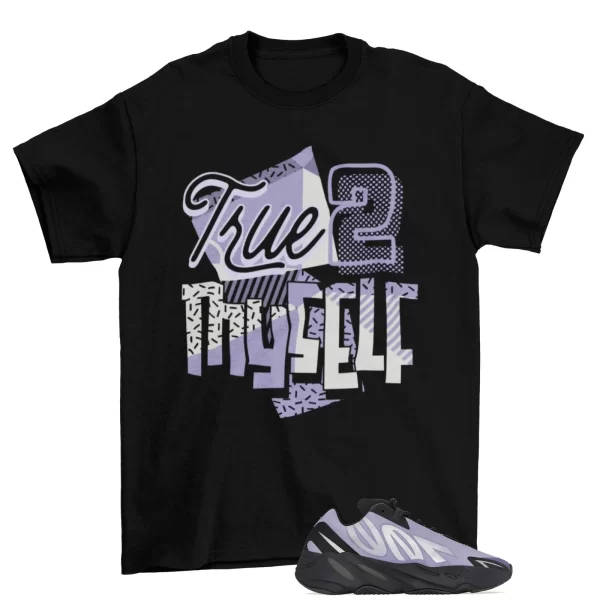 Stay True Sneaker Shirt Black to Match Yeezy 700 MNVN Geode Jezsport.com