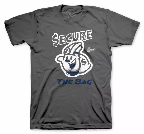 Shirt Match Jordan13 Flint Grey Shoes - Secure The bag Tee Jezsport.com