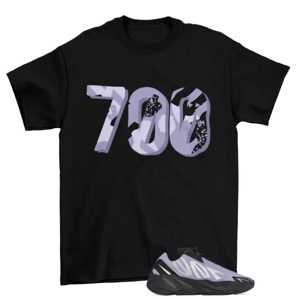 700 Pattern Sneaker Shirt Black to Match Yeezy 700 MNVN Geode Jezsport.com