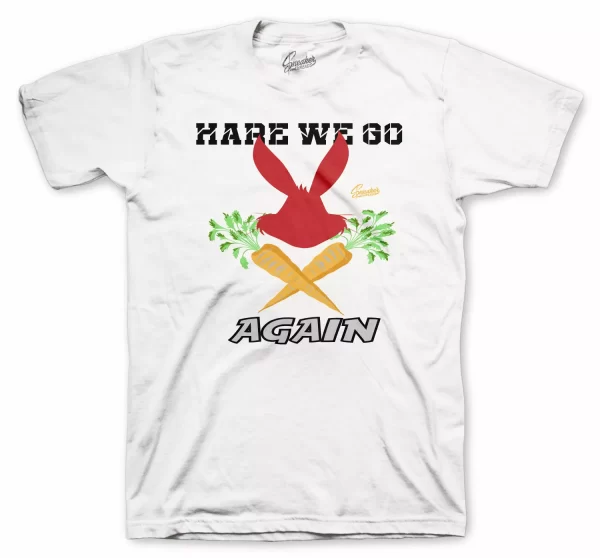 Shirt Match Jordan 6 hare Shoes - Hare We Go Tee Jezsport.com