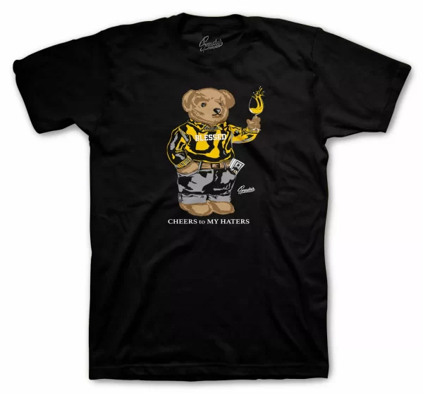 Shirt Match Jordan 12 University Gold Shoes - Cheers Bear Tee Jezsport.com