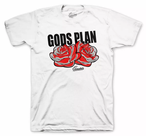 Shirt Match Jordan 1 Smoke Grey Shoes - Gods Plan Tee Jezsport.com