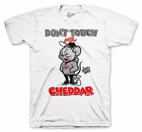 Shirt Match Jordan 11 Black Cement IE Shoes - Cheddar Tee Jezsport.com