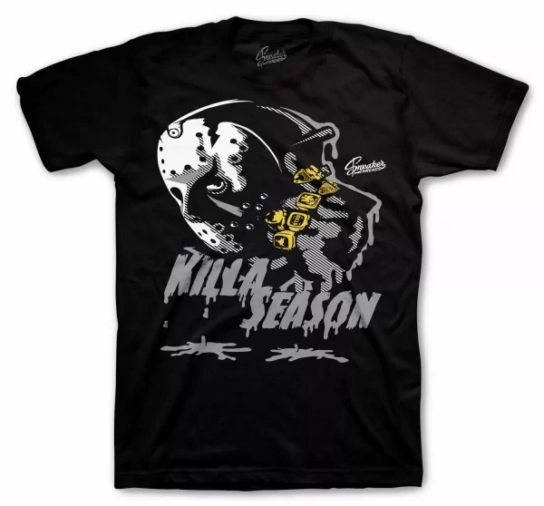 Shirt Match Jordan 11 Black Cement IE Shoes - Killa Season Tee Jezsport.com