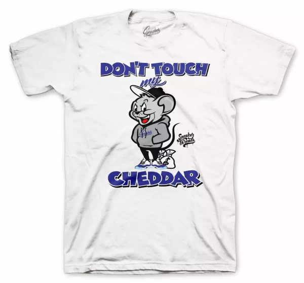 Shirt Match Jordan 11 Concord Chalk Shoes - Cheddar Tee Jezsport.com