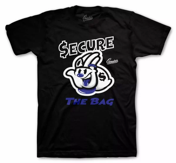 Shirt Match Jordan 11 Concord Chalk Shoes - Secure The Bag Tee Jezsport.com