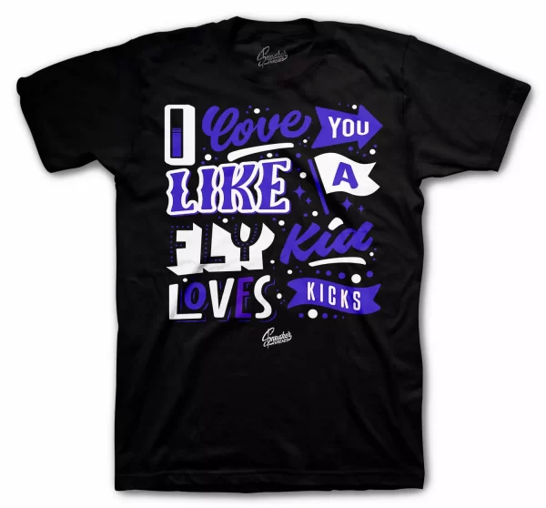 Shirt Match Jordan 11 Concord Chalk Shoes - Love Kicks Tee Jezsport.com