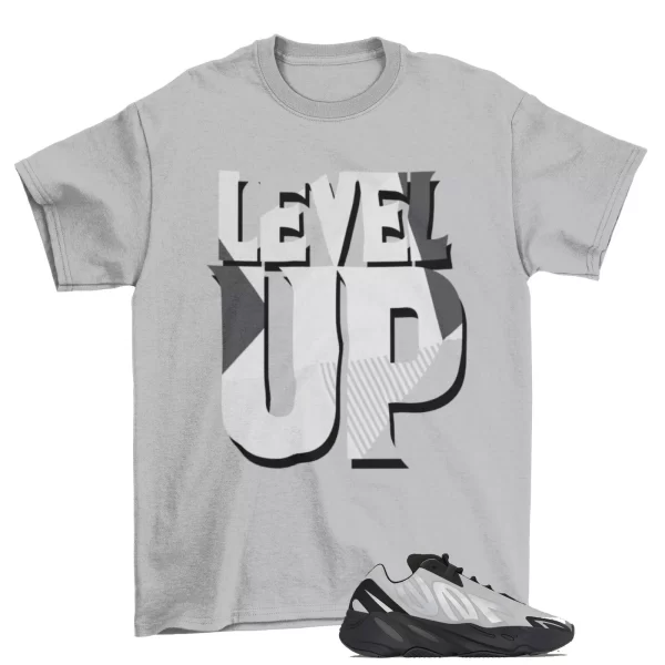 Level Up Sneaker Shirt to Match Yeezy 700 MNVN Metallic Jezsport.com