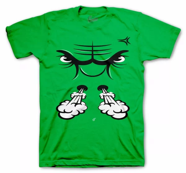 Shirt Match Jordan 5 Lucky Green 13 Shoes Tee - Raging Face Tee Jezsport.com