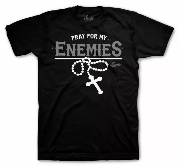 Shirt Match Foamposite Anthracite Foam Shoes Tee - Enemies Tee Jezsport.com