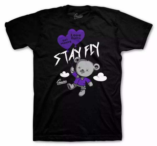 Shirt Match Jordan 12 Dark Concord Shoes Tee - Money Over Love Tee Jezsport.com