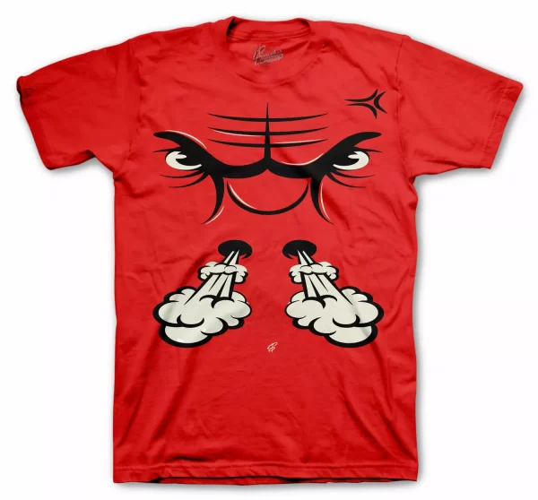 Shirts Match Jordan 4 Fire Red 2020 Sneaker Tee - Raging Face Sneaker Tee Jezsport.com