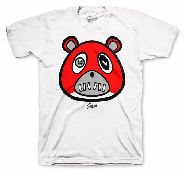 Shirts Match Jordan 4 Fire Red 2020 Sneaker Tee - ST Bear Tee Jezsport.com