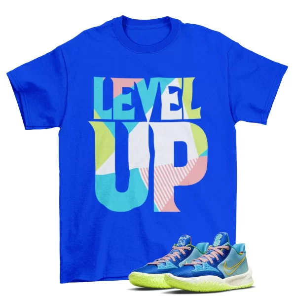 Level Up Shirt to Match Kyrie 4 Low Keep Sue Fresh Dynasty CW3985-401 Jezsport.com