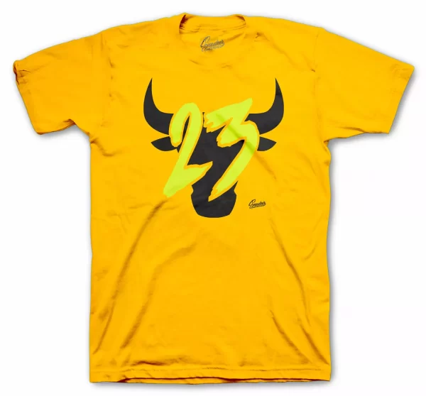 Shirt Match Jordan 1 OG Volt Gold Shoes - Toro Tee Jezsport.com