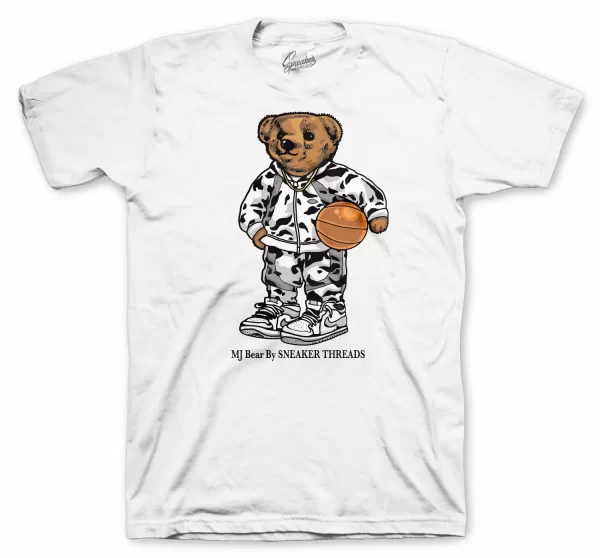 Shirt Match Jordan 1 OG Neutral Grey Shoes - MJ Bear Tee Jezsport.com