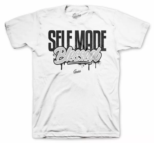 Shirt Match Jordan 1 OG Neutral Grey Shoes - Self Made Tee Jezsport.com