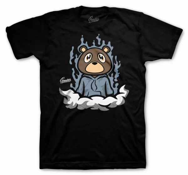 Shirt Match Yeezy 350 Ash Blue - Fly Bear Tee Jezsport.com