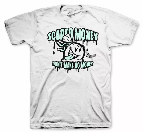 Shirt To Match Barely Green Foamposite Dunk All Star Shoes - Scared Money Tee Jezsport.com